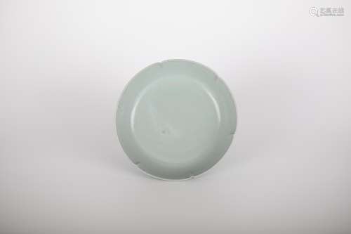 Celadon Flower Mouth Plate