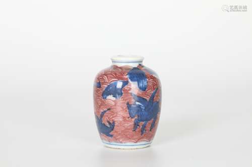 17TH Porcelain snuff bottle