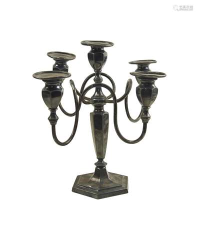 FORBES USA SILVER PLATED CANDLESTICKS