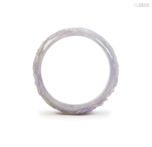 LAVENDAR JADE PHOENIX  BANGLE