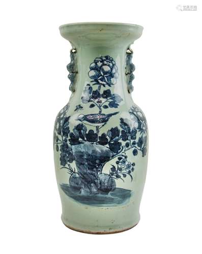 CELADON GLAZED VASE