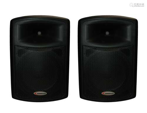 PAIR OF HARBINGER APS15 SPEAKER WITH STANDS
