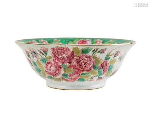 A CHINESE FAMILLE ROSE BOWL