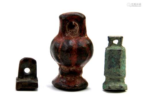 BRONZE GROUP SEALS; HAN DYNASTY (206BC-220AD)