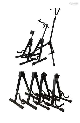 SET OF SEVEN JAMSTANDS GUITAR STANDS