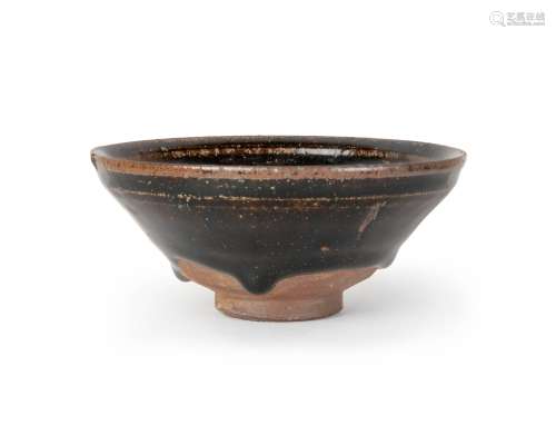 A CIZHOU BLACK GLAZED TEA BOWL