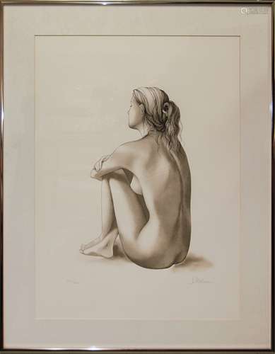 FRAMED SEATED NUDE WANZANO