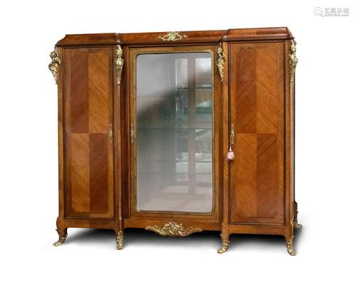 FRENCH LOUIS XV STYLE MARBLE TOP CABINET