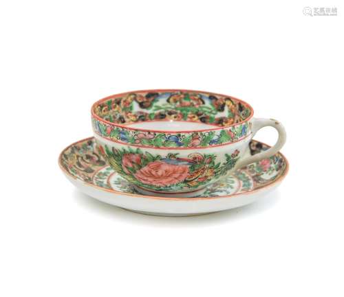 TWO EXPORT/ CANTONESE PORCELAINS