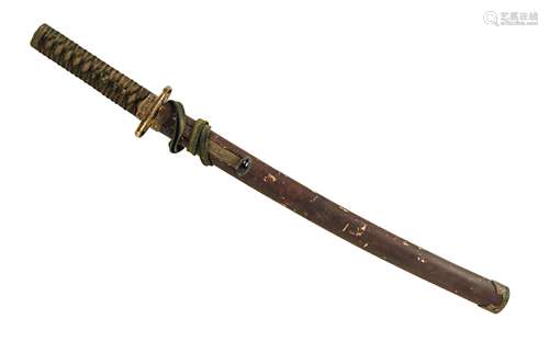 JAPANESE SAMURAI SWORD WITH OLD BLADE