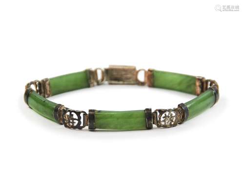 JADE SILVER BRACELET