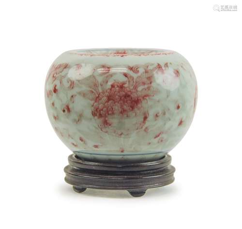 CHINESE IMARI INK WELL