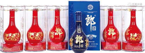 2008、2011年 郎酒六瓶