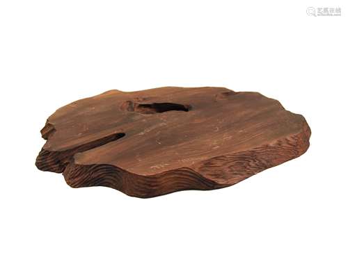 WOOD SLAB STAND