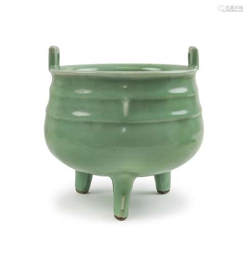 CELADON TRIPOD CENSER