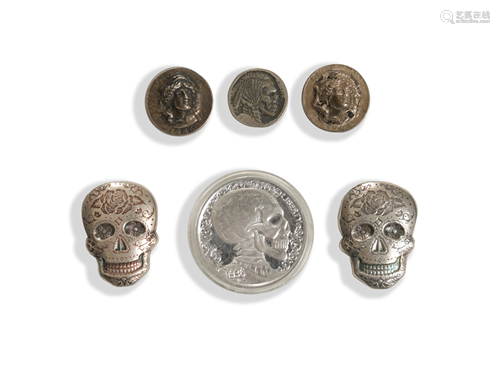 Silver Hobo Round, Memento Mori, Hobo Nickel etc.