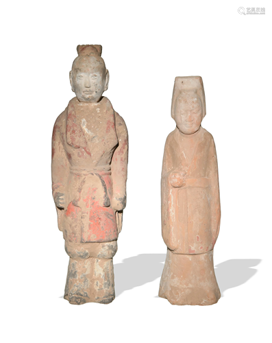 2 Tang Dynasty Figures