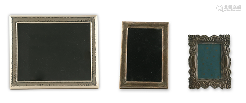 3 Sterling Silver Picture Frames