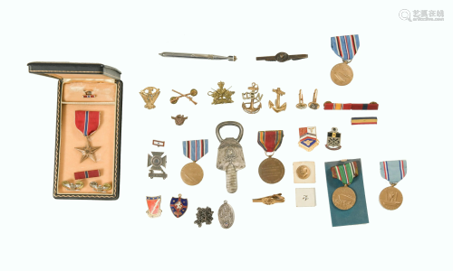 WWII Military Lot inc. Bronze Star and More