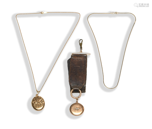 Estate 14K Gold Lockets and Chains