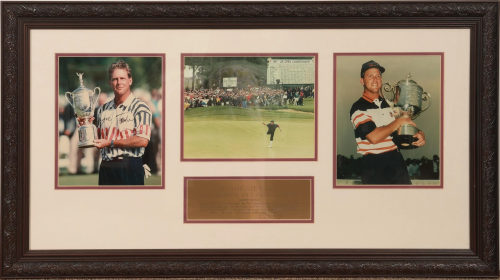 Payne Stewart Autographed Photo Montage