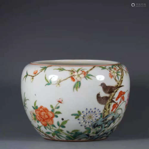 Chinese Qing Dynasty Xianfeng Famille Rose Porcelain 