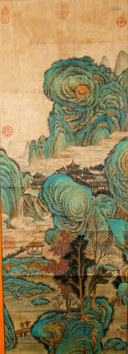 Chinese Painting Of Landscape - Zhao Boju