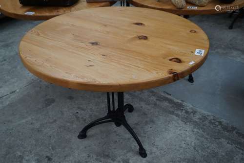 RONDE HOUTEN TAFEL