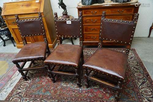 6 ANTIEKE STOELEN