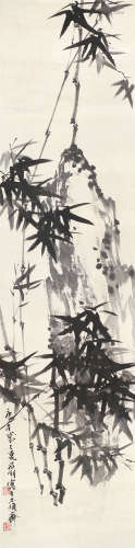 刘昌潮（1907～1997） 竹 立轴 水墨纸本