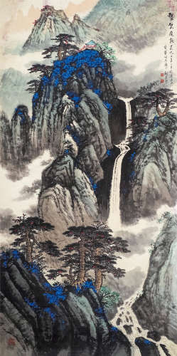 魏紫熙（1915～2002） 山水 立轴 设色纸本