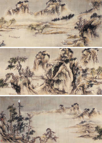 王兰若（1911～2015） 山水 镜片 设色纸本