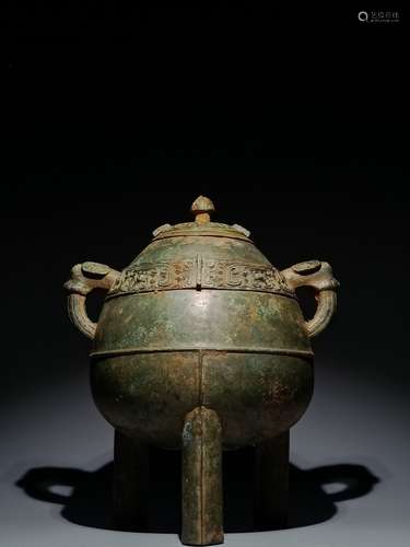 Tang Dynasty Kui grain tripod