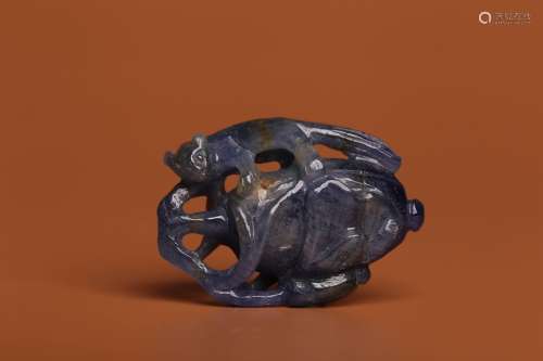 Qing Dynasty, sapphire multi - son multi - longevity pieces