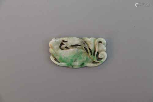 Jadeite jade crane