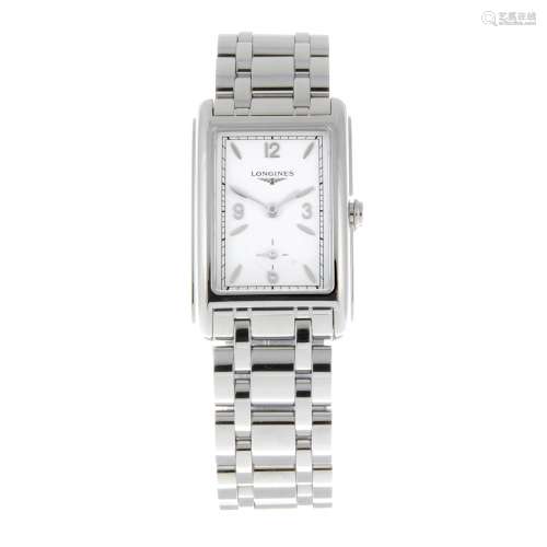 CURRENT MODEL: LONGINES - a DolceVita bracelet watch.