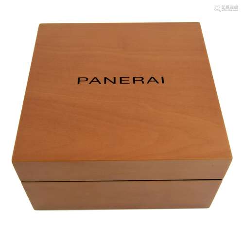 PANERAI - two complete watch boxes.