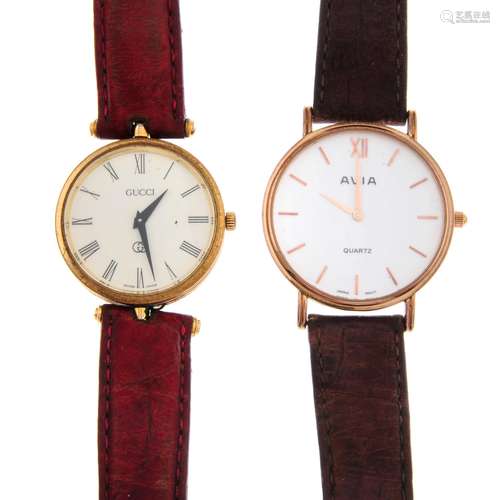 A group of five assorted watches, to include an example by G...