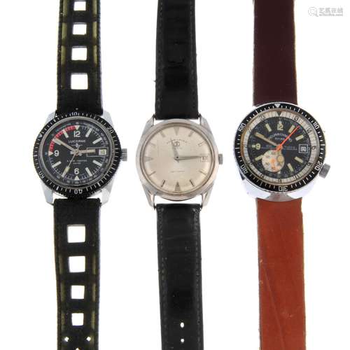 A group of six assorted mechanical watches, to include an ex...