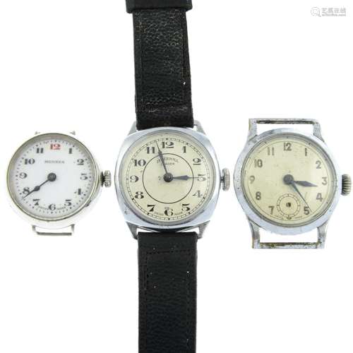 A group of fourteen assorted mechanical watches, to include ...