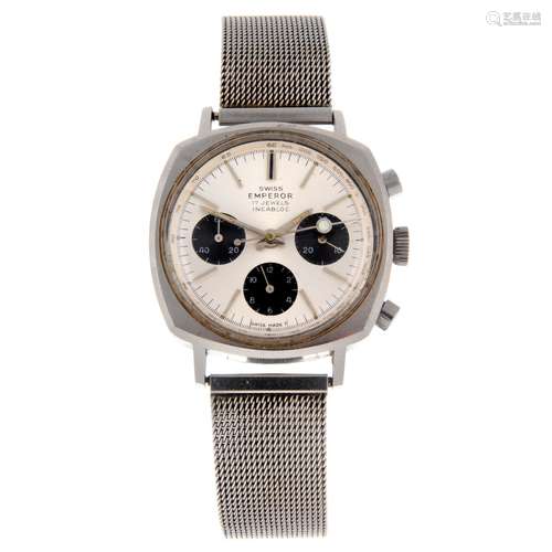 SWISS EMPEROR - a chronograph bracelet watch.