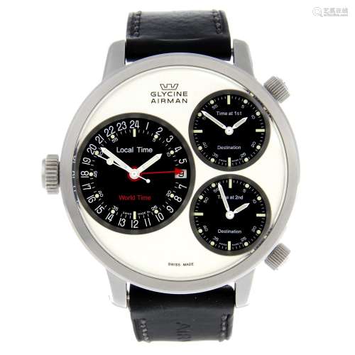 GLYCINE - an Airman 7 Crosswise wrist watch.