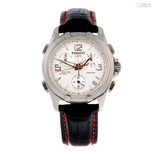 TISSOT - a Chrono Alarm chronograph wrist watch.