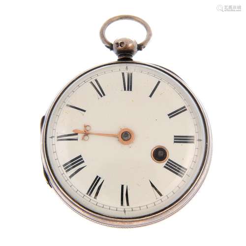 An open face pocket watch by R.