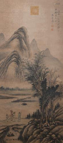 A Xiang shengmo's landscape painting
