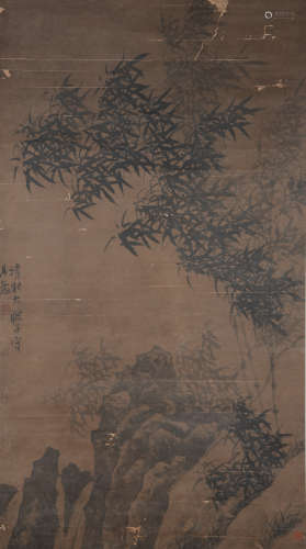 A bamboo painting