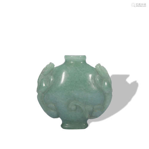 A jade snuff bottle