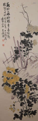 A Wu changshuo's flower painting