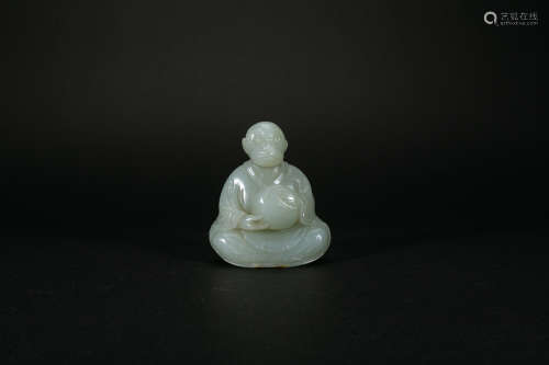Jade Monkey From Qing
