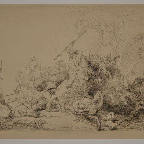 REMBRANDT VAN RIJN (1606-1669) - Charles AMAND-DURAND (1831-...